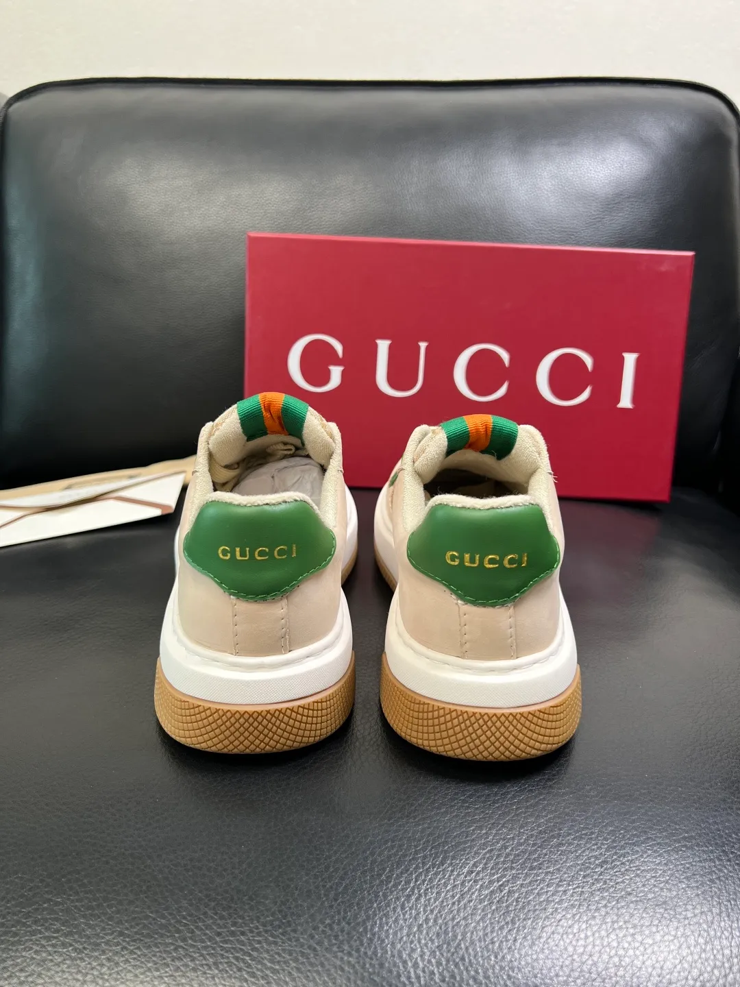 Men's shoes 💰780 Gucci high quality top crafts Gucci counter new original factory configuration, imported cowhide fabric from Italy, imported cowhide lining, breathable and comfortable, sole: original factory special supply original sole super comfortable, original factory and single goods, welcome to compare, code number 38-44 (customized 45)